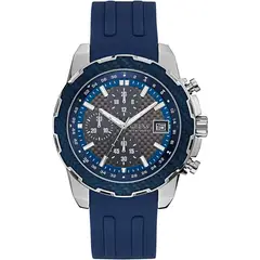 GUESS - Reloj Classic W1047G2 Azul De Silicona Para Hombre.