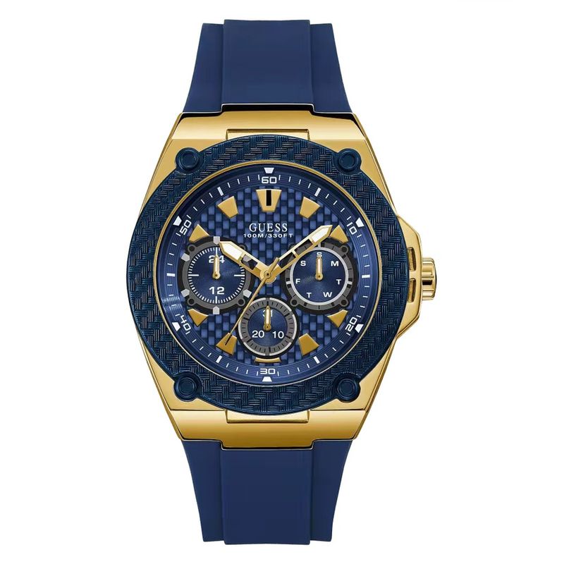GUESS - Reloj Guess Classic W1049G9 Negro De Silicona Para Hombre