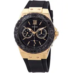 GUESS - Reloj Limelight W1053L7 Negro De Silicona Para Mujer.