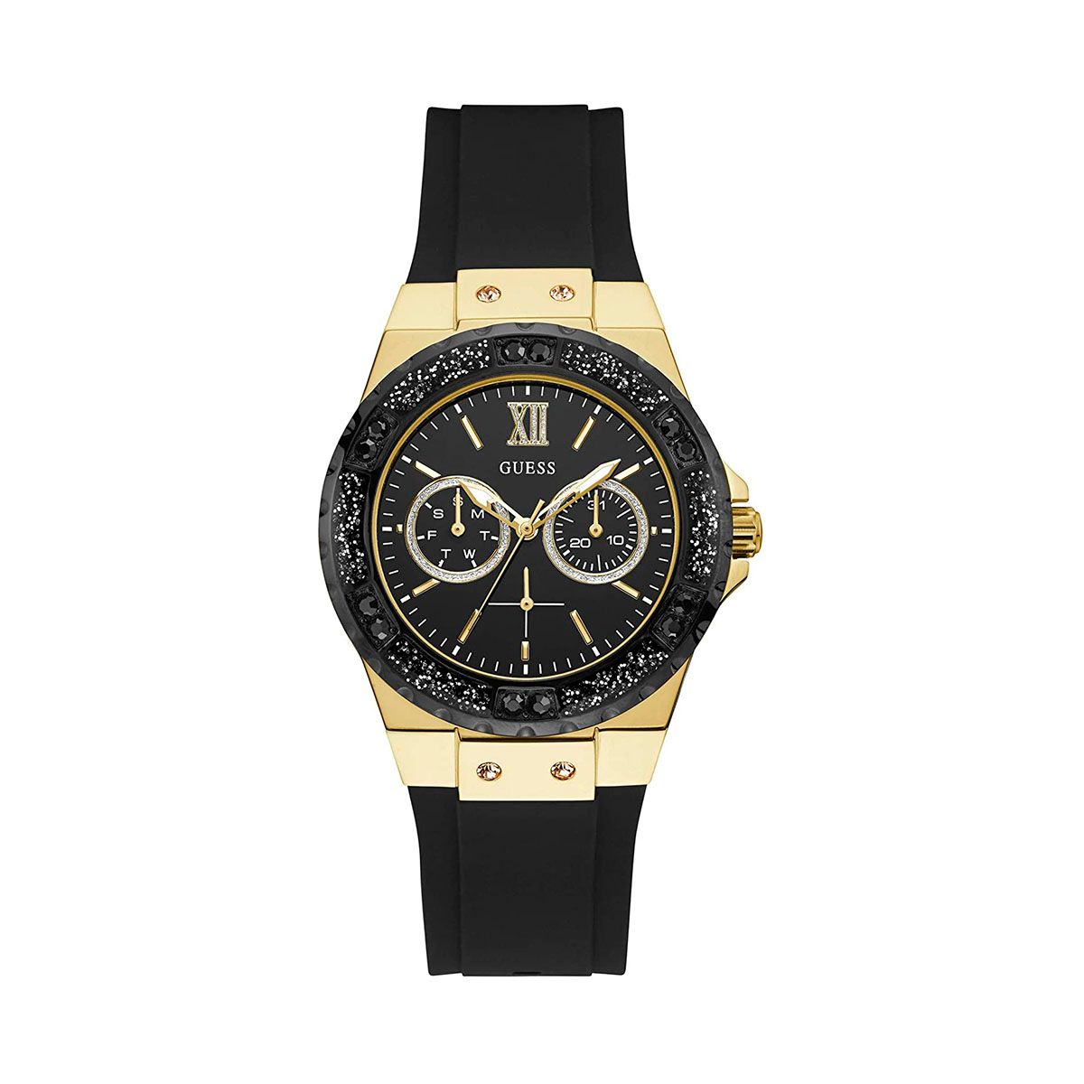 GUESS - Reloj Guess Limelight W1053L7 Negro De Silicona Para Mujer.