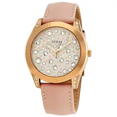 GUESS - Reloj Ladies W1065L1 Rosa De Cuero Piel Para Mujer.