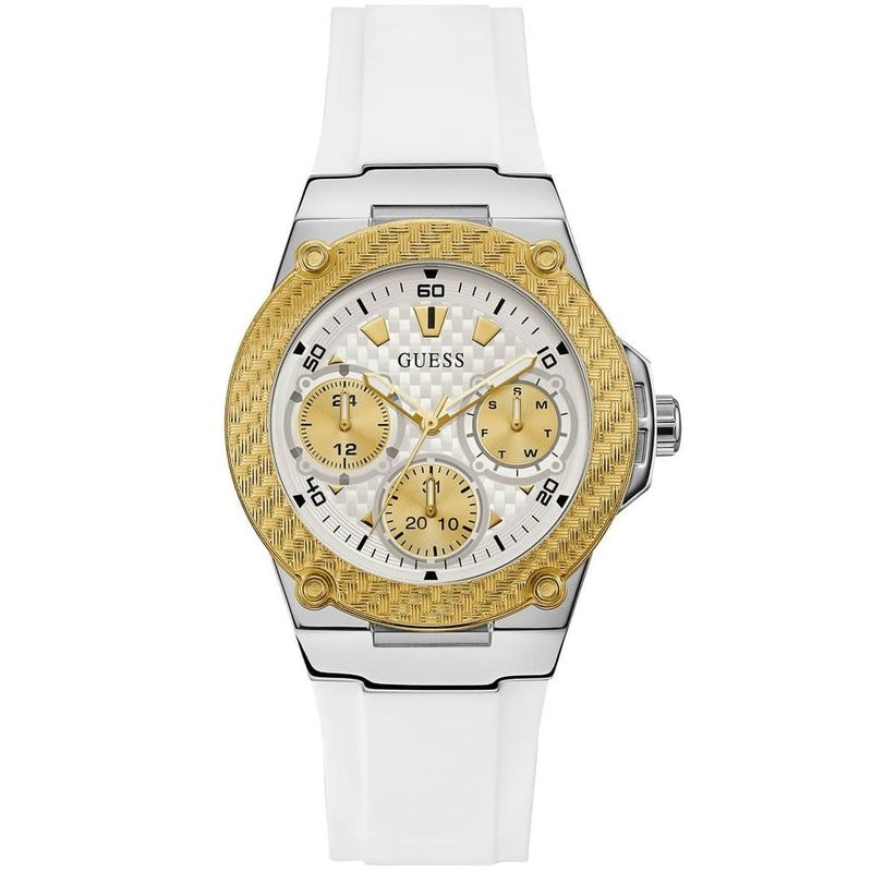 GUESS - Reloj Guess Classic W1094L1 Blanco De Silicona Para Mujer.