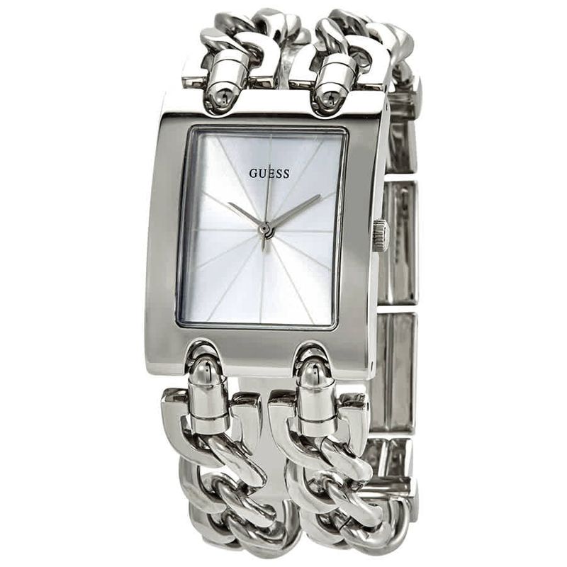 GUESS - Reloj Guess Heavy W1117L1 Plateado De Acero inoxidable Para Mujer