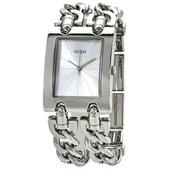 GUESS - Reloj Heavy W1117L1 Plateado De Acero inoxidable Para Mujer