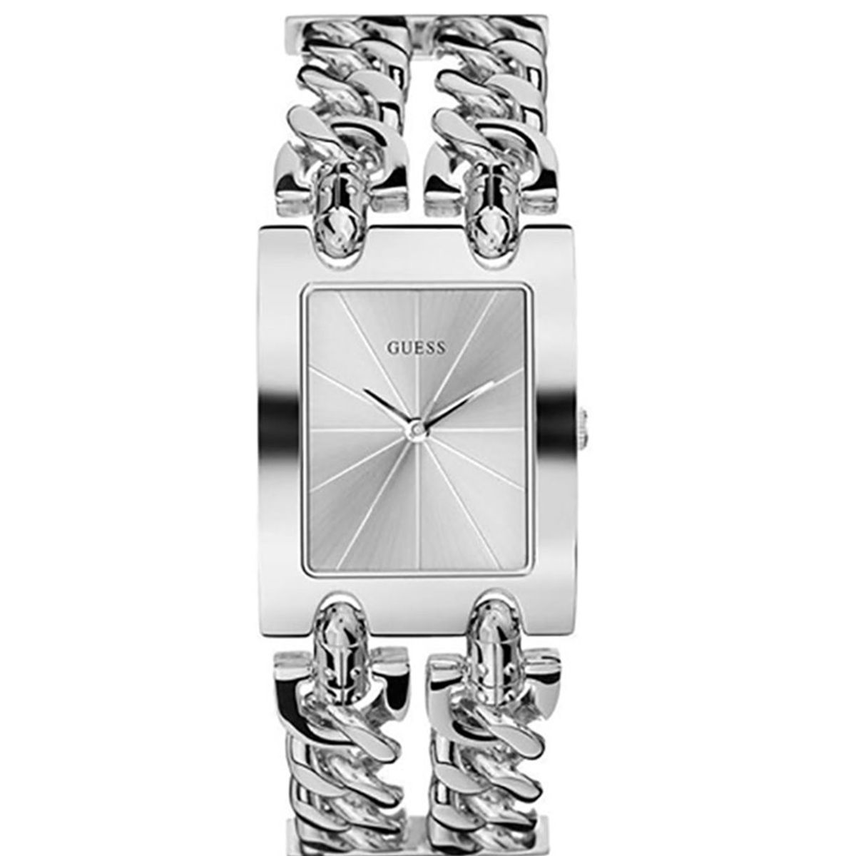 GUESS - Reloj Guess Heavy W1117L1 Plateado De Acero inoxidable Para Mujer.