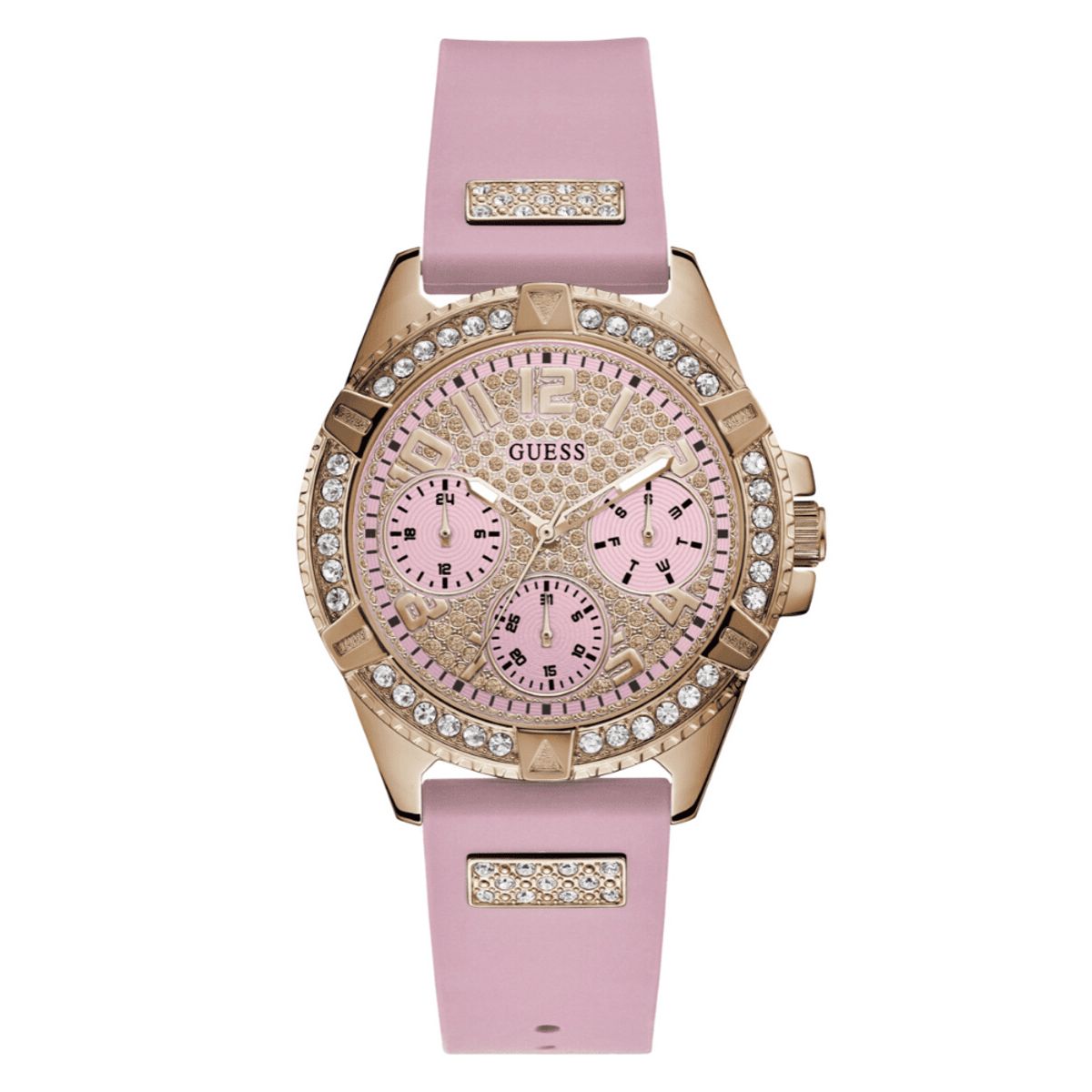 GUESS - Reloj Guess Lady Frontier W1160L5 Rosa De Silicona Para Mujer.