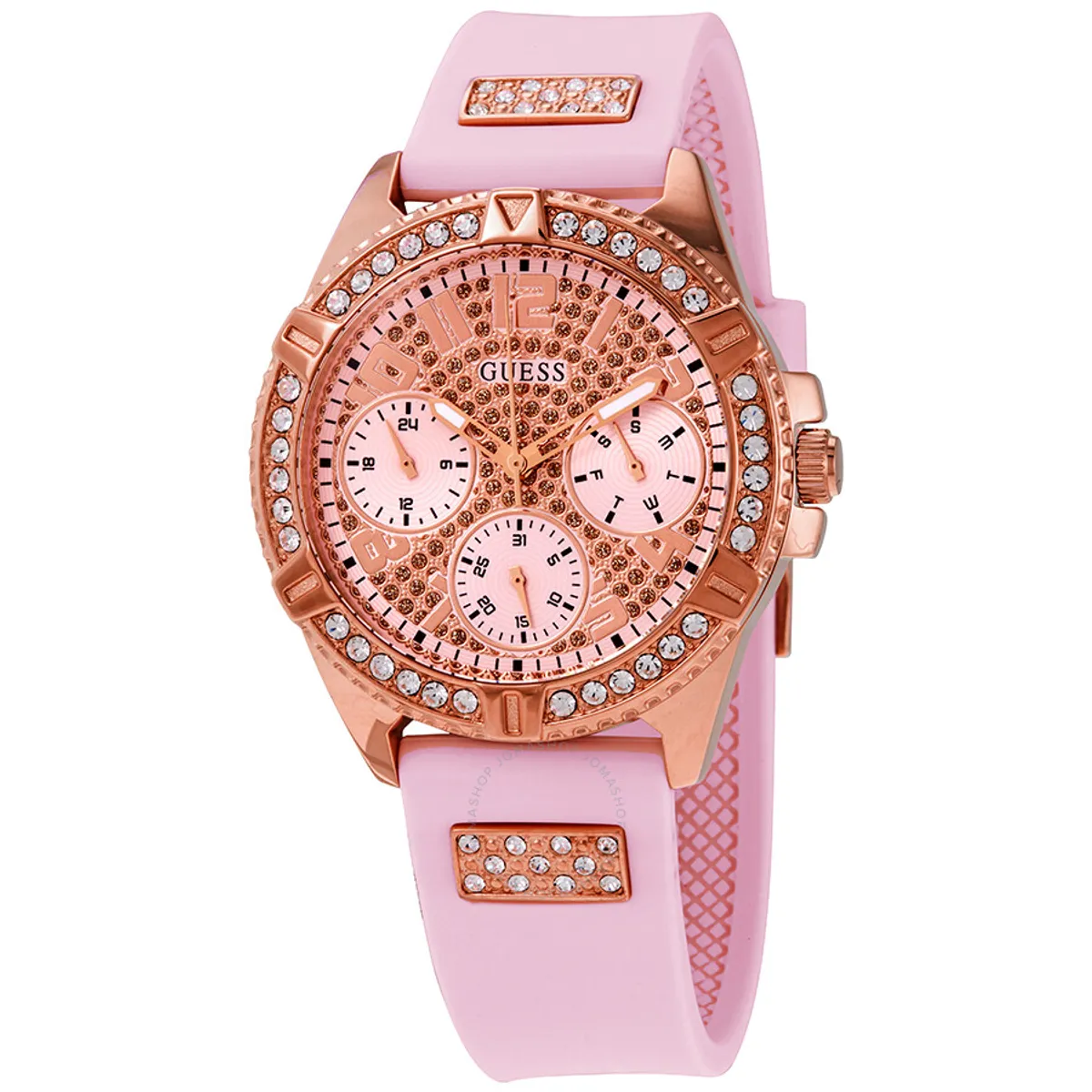 GUESS - Reloj Guess Lady Frontier W1160L5 Rosa De Silicona Para Mujer.