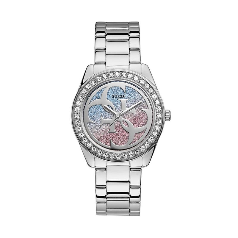GUESS - Reloj Guess Twist W1201L1 Plateado De Acero inoxidable Para Mujer.