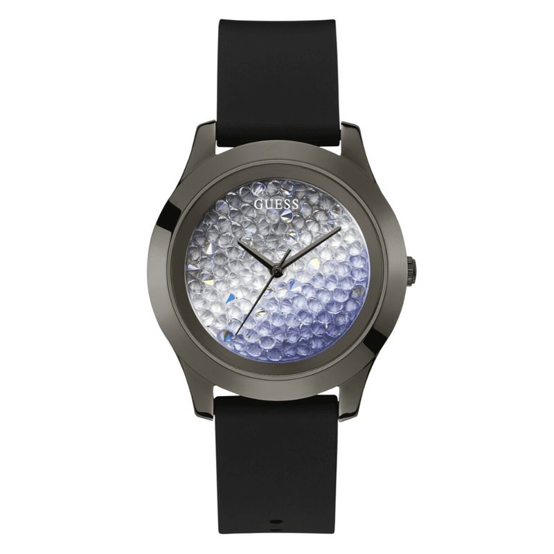 GUESS - Reloj Guess Crush W1223L4 Negro De Silicona Para Mujer