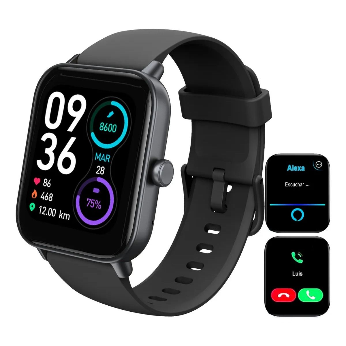 GIOIO - Reloj Inteligente 18 Smartwatch 300mah Bt Llamadas