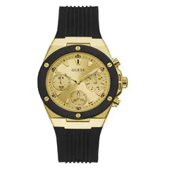 GUESS - Reloj Athena GW0030L2 Negro De Silicona Para Mujer.