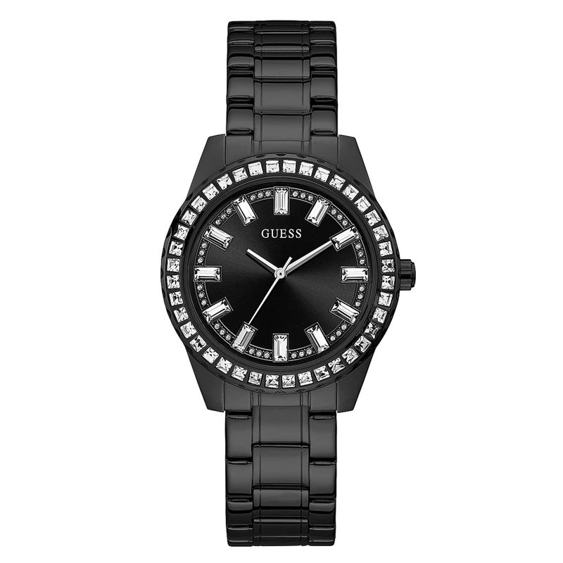 GUESS - Reloj Guess Sparkler GW0111L4 Negro De Acero inoxidable Para Mujer.