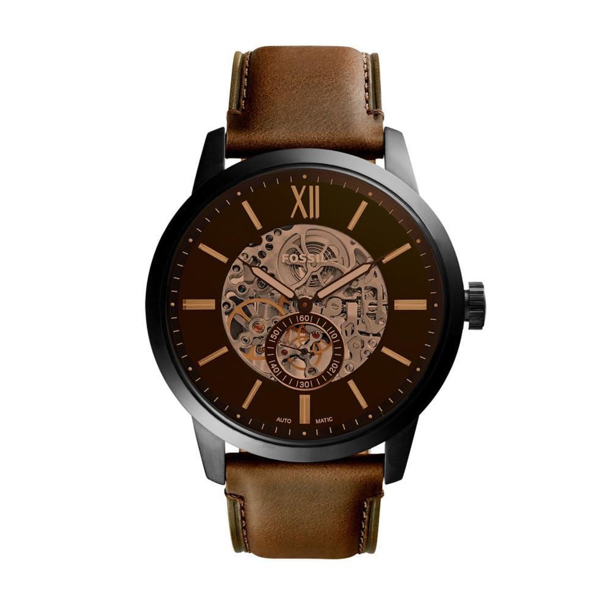 FOSSIL - Reloj Fossil Townsman ME3155 Marrón De Cuero Piel Para Hombre.
