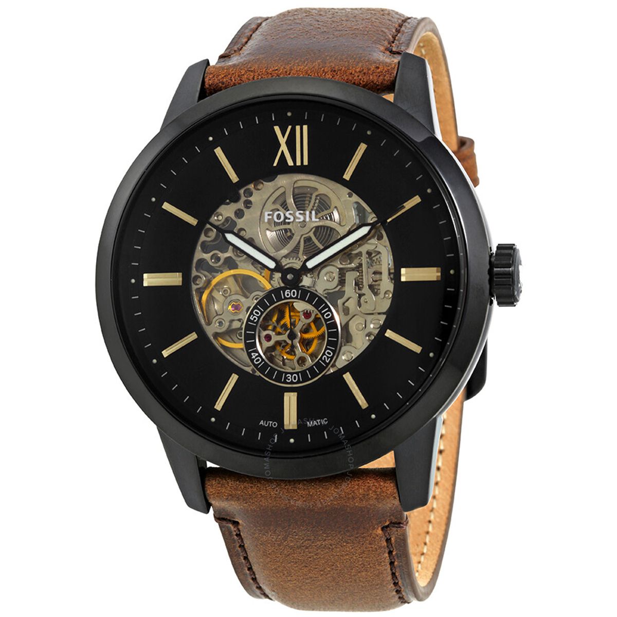FOSSIL - Reloj Fossil Townsman ME3155 Marrón De Cuero Piel Para Hombre.