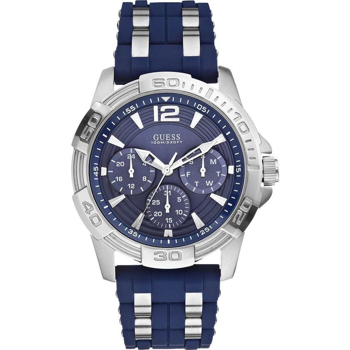 GUESS - Reloj Guess Iconoc W0366G2 Azul De Silicona Para Hombre.