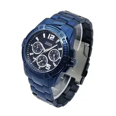 GUESS - Reloj Dress W0601G2 Azul De Acero inoxidable Para Hombre.