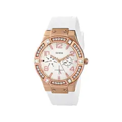 GUESS - Reloj Classic W0426L1 Blanco De Silicona Para Mujer.