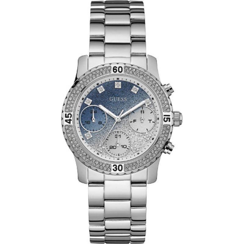 GUESS - Reloj Guess Confetti W0774L6 Plateado De Acero inoxidable Para Mujer.