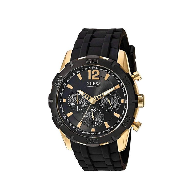 GUESS - Reloj Guess Classic W0864G3 Negro De Silicona Para Mujer