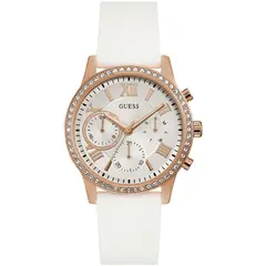 GUESS - Reloj Classic W1135L1 Blanco De Silicona Para Mujer.