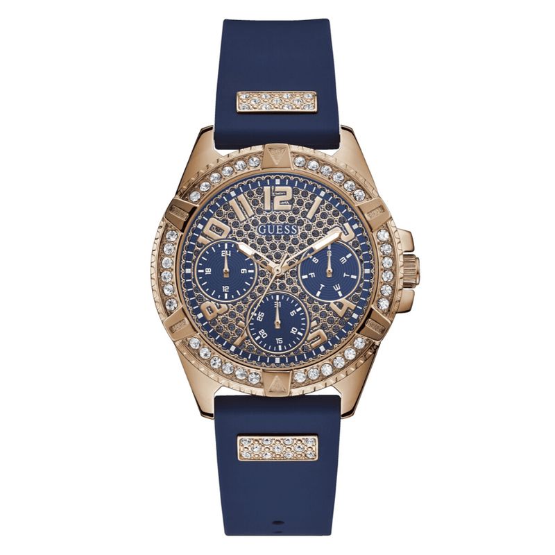 GUESS - Reloj Guess Lady Frontier W1160L3 Azul De Caucho Para Mujer.