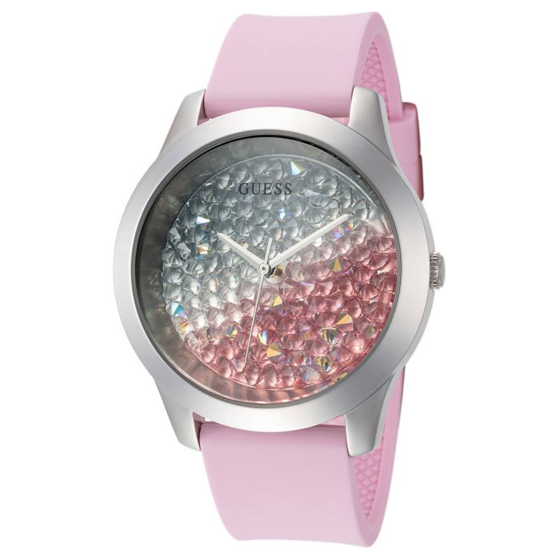 GUESS - Reloj Guess Crush W1223L1 Rosa De Silicona Para Mujer.