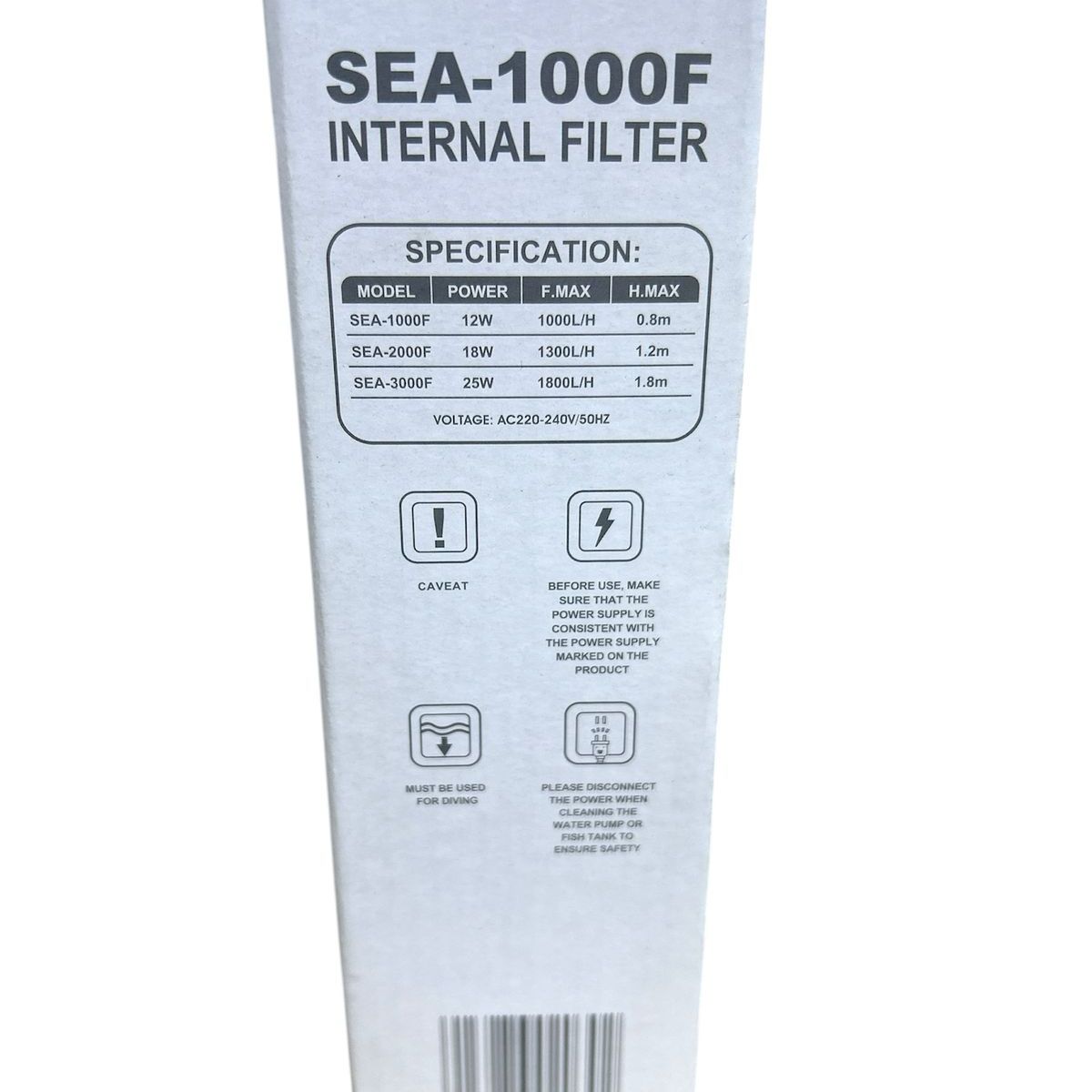 GENERICO - Filtro para acuario Sea-1000f