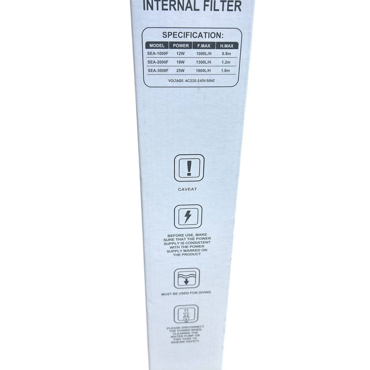 GENERICO - Filtro para acuario Sea-3000f