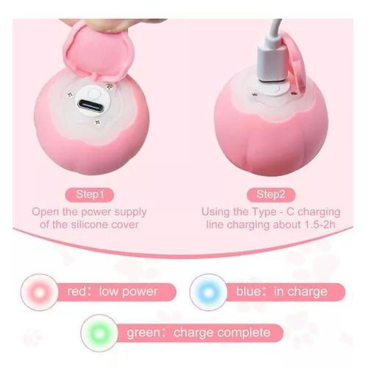 GENERICO - 3 Bolas Inteligentes Para Gatos Recargables Por Usb Con Luz