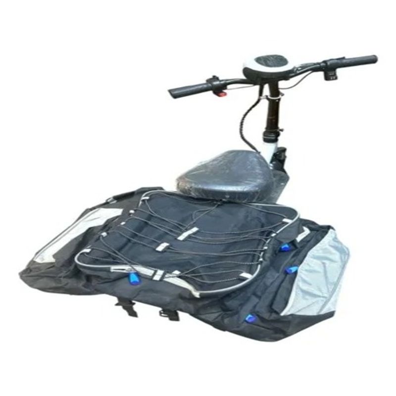 GENERICO - Bolso Trasero Para Bicicletas Negro