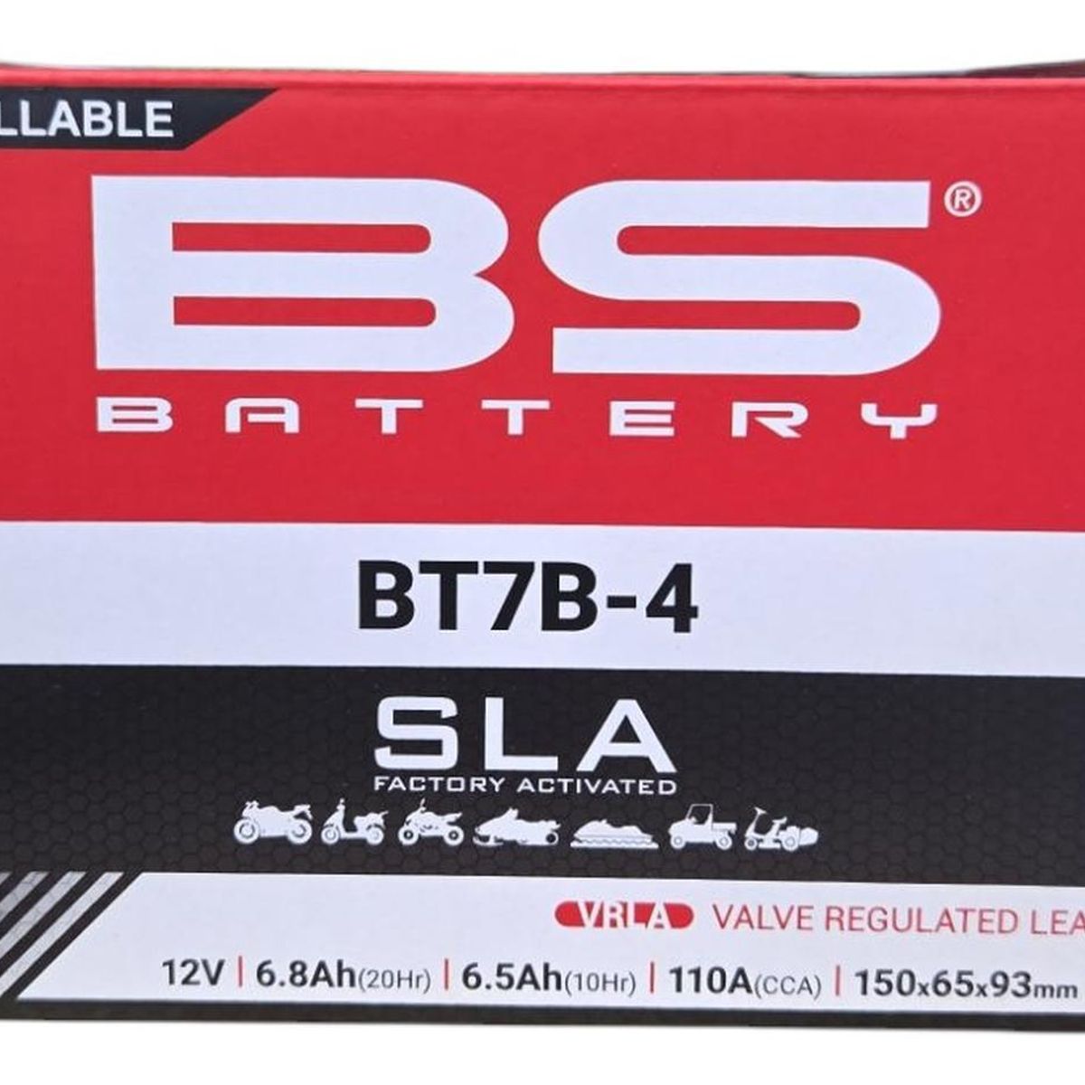 GENERICO - Bateria De Gel Para Moto Bt7b-4 / Yt7b