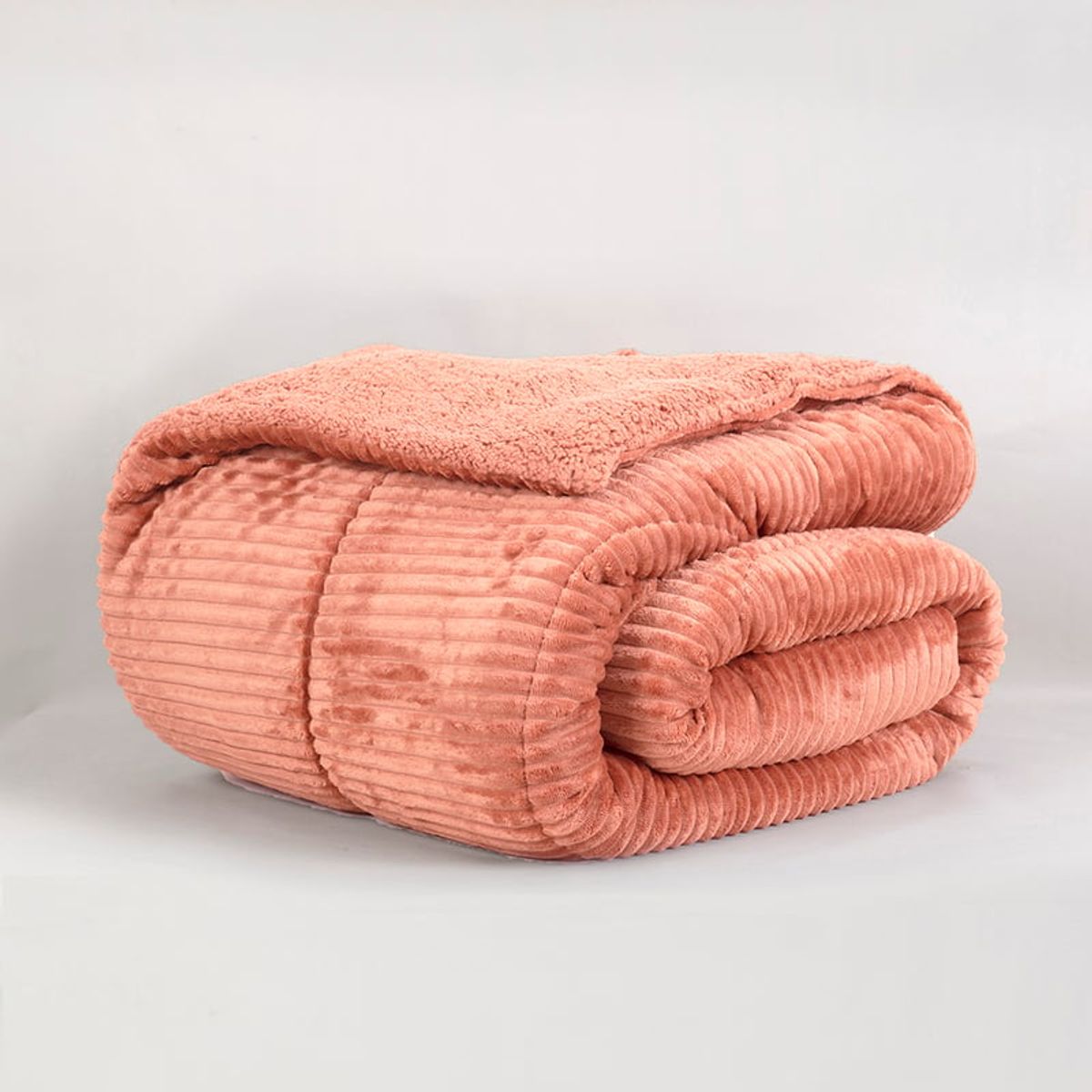 MASHINI - Plumón  Corduroy mashini sherpa Super King Coral