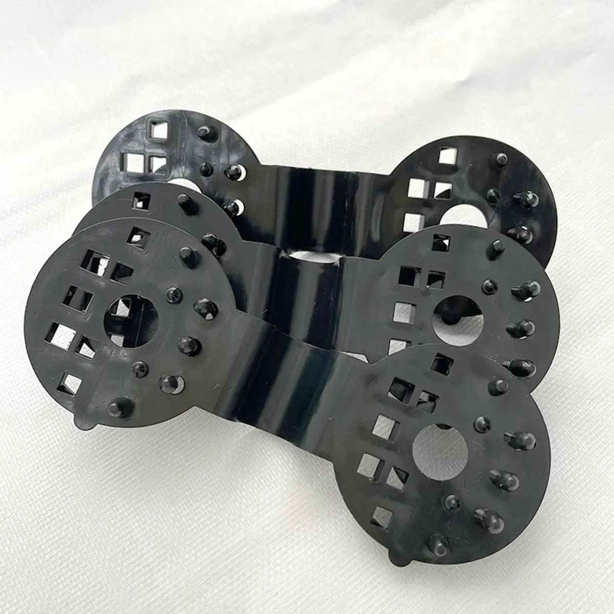 MUNDO MAGIA - Ganchos Clips Para Malla Raschel Malla Sombra 50 Piezas