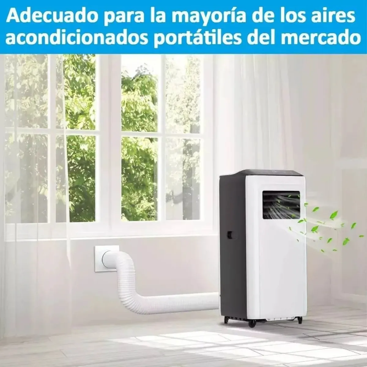 MUNDO MAGIA - Tubo O Manga Aire Acondicionado Universal 3mt 15cm flexible