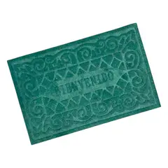 GENERICO - Alfombra tapete limpiapies para entrada exteriores bienvenido
