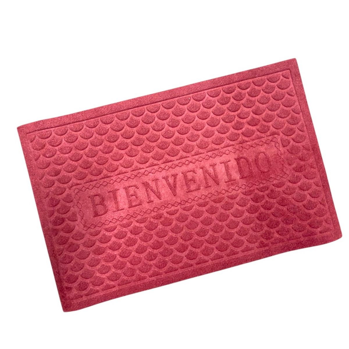 GENERICO - alfombra tapete limpiapies para entrada exteriores bienvenido