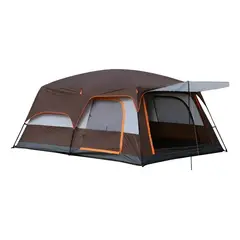 MUNDO MAGIA - Carpa Familiar Camping 6personas Doble Carpa Material Oxford