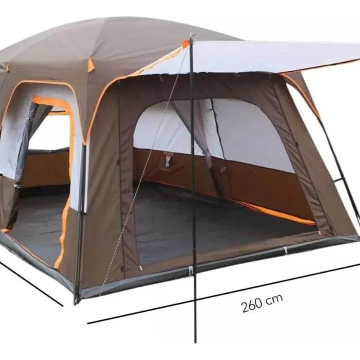 MUNDO MAGIA - Carpa Familiar Camping 6personas Doble Carpa Material Oxford
