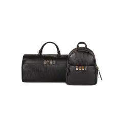 DKNY - PACK Bolso + Mochila IMPRESSIONIST negro Donna Karan