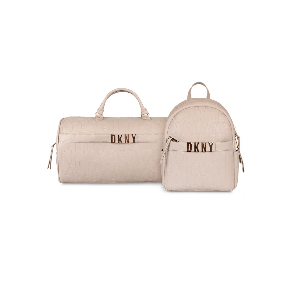 DKNY - PACK DKNY Bolso + Mochila IMPRESSIONIST beige Donna Karan