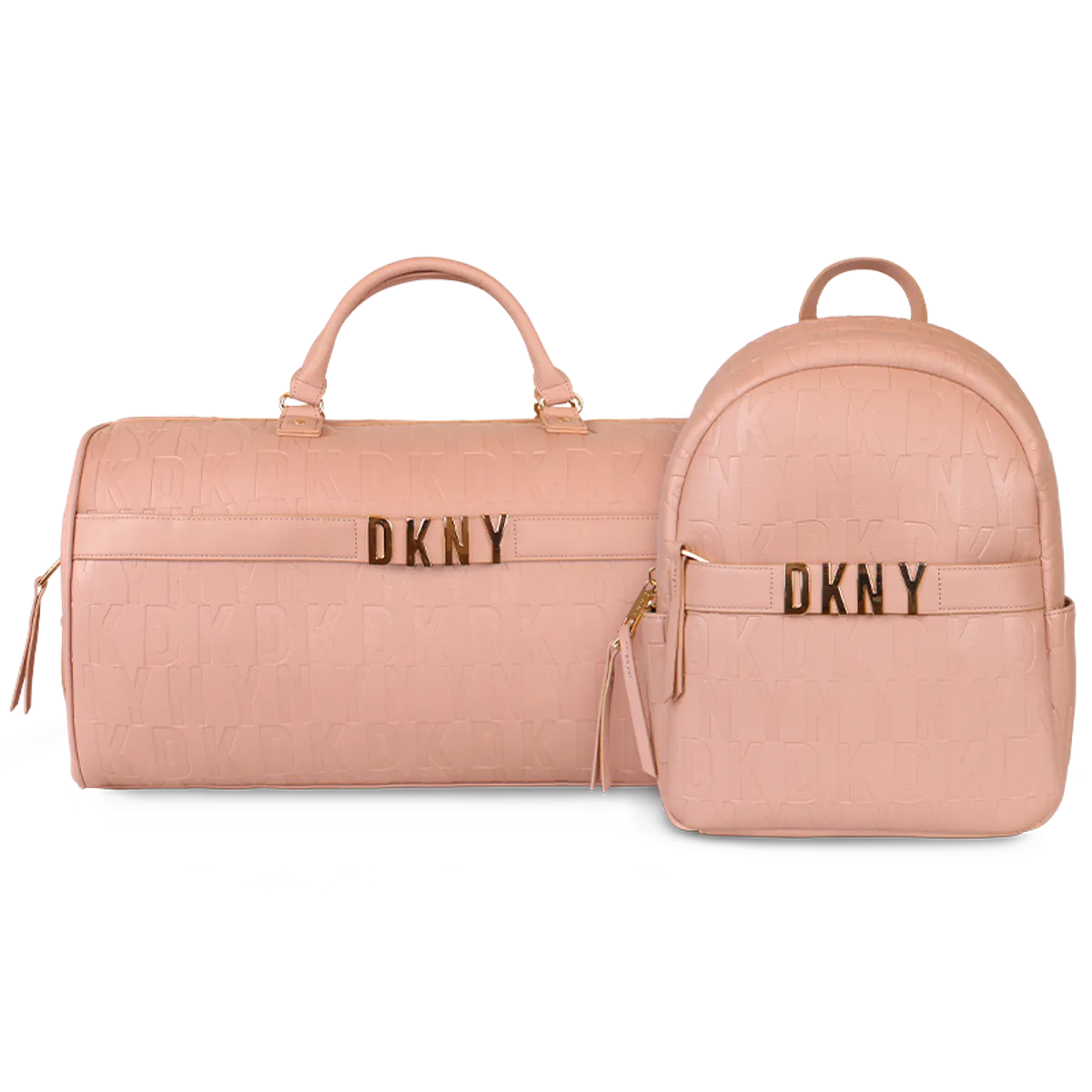 DKNY - PACK DKNY Bolso + Mochila IMPRESSIONIST rosa Donna Karan
