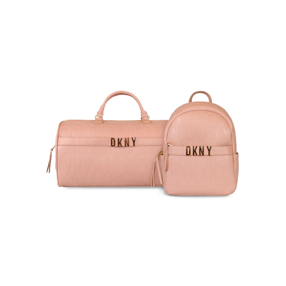 DKNY - PACK DKNY Bolso + Mochila IMPRESSIONIST rosa Donna Karan