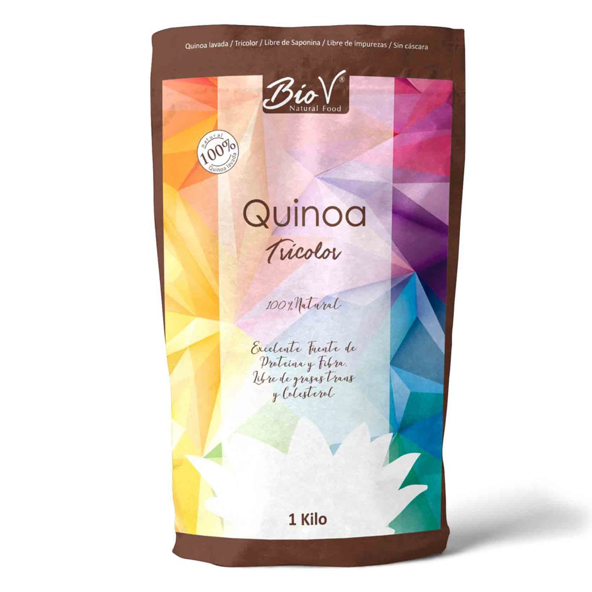 BIOV - Pack x 2 Quinoa Tricolor 1kg Bio V