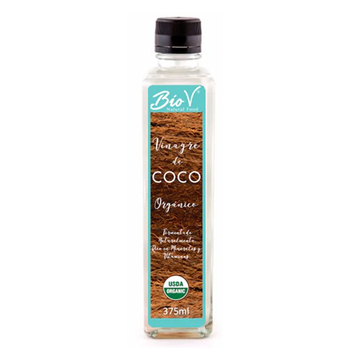 BIOV - Vinagre de Coco 375ml Organico Bio V