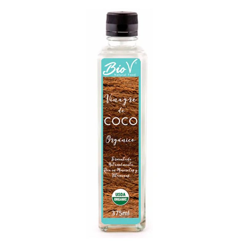 BIOV - Vinagre de Coco 375ml Organico Bio V