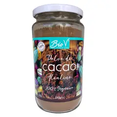 BIOV - Cacao Alcalino 240g Orgánico Vegano Sin Gluten Bio V