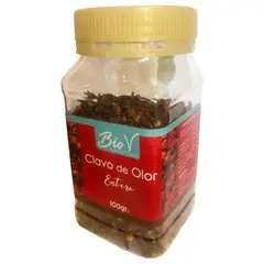 BIOV - Clavo de Olor Entero 100g Natural Fresco Bio V