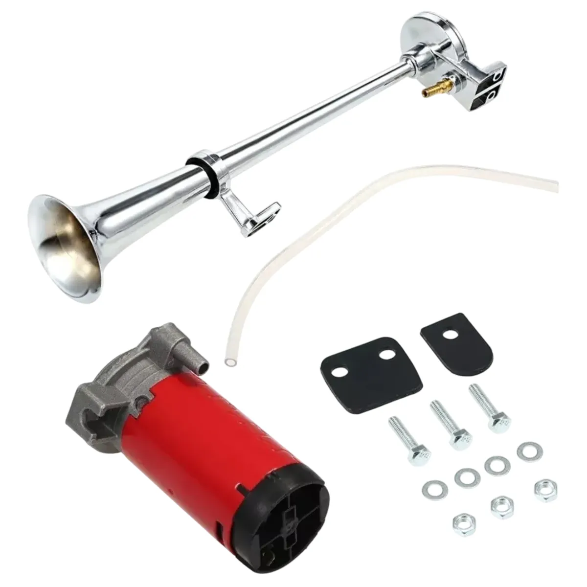 GENERICO - Bocina De Aire 12v 1 Trompeta Auto Camión Micro 45cm Sirena