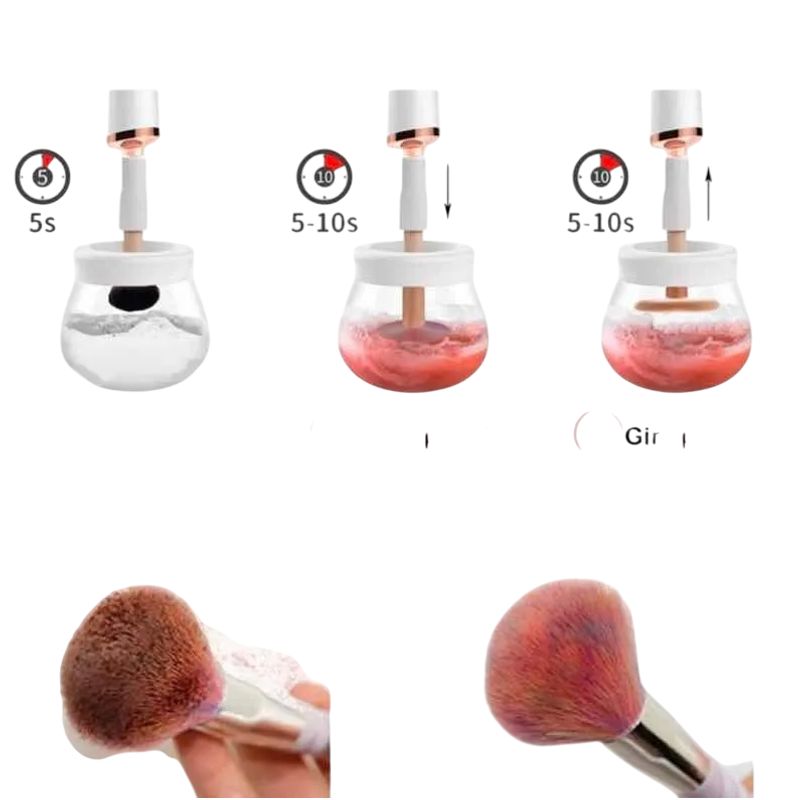 GENERICO - Limpiador Eléctrico Brochas Maquillaje