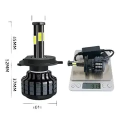 GENERICO - Kit Ampolletas Led H4 Luces X4 Luz H4 Luces Turbo Led
